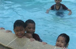 Seronoknya main air!