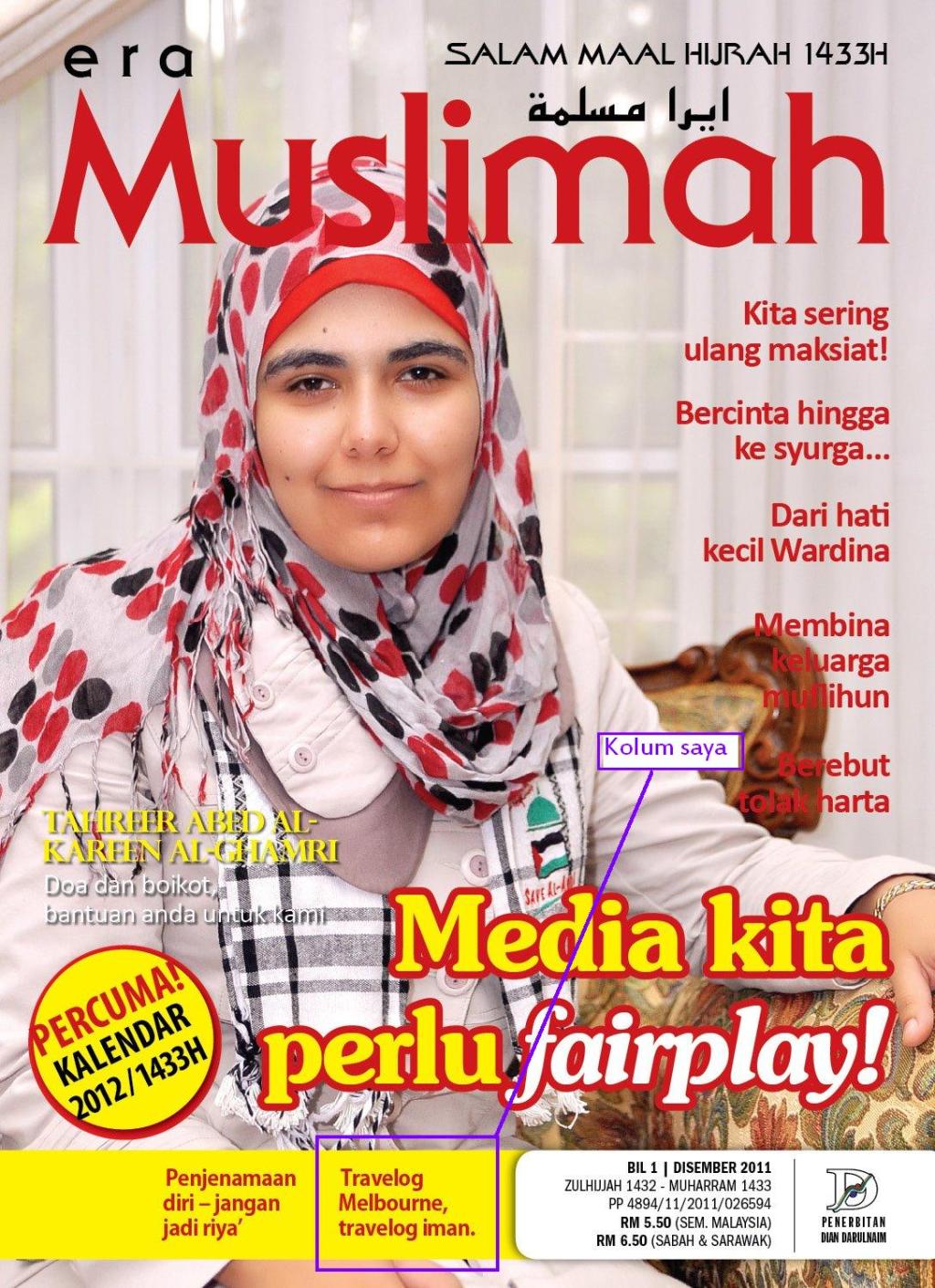 Majalah Baru untuk Muslimah di&nbsp;Pasaran