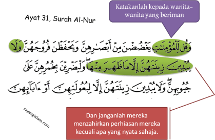 Ayat 31 Al Nur