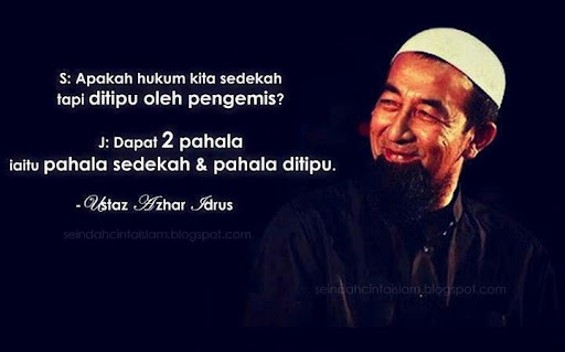 Huku sedekah kepada penipu